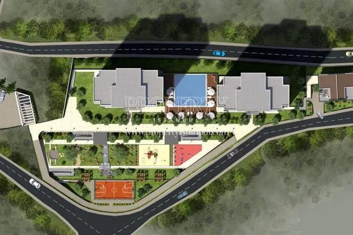 The layout plan of Sehr-i Deniz Kartal