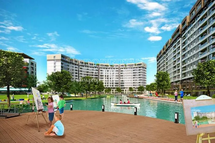 The residents of Sinpas Liva Turkuaz enjoying the compound