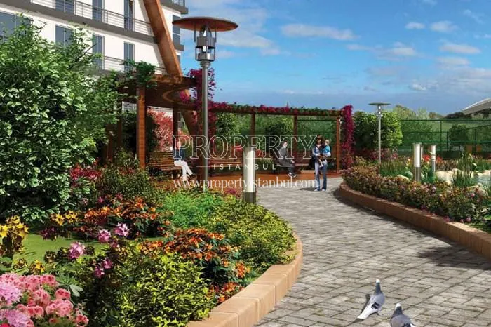 Statu Park garden