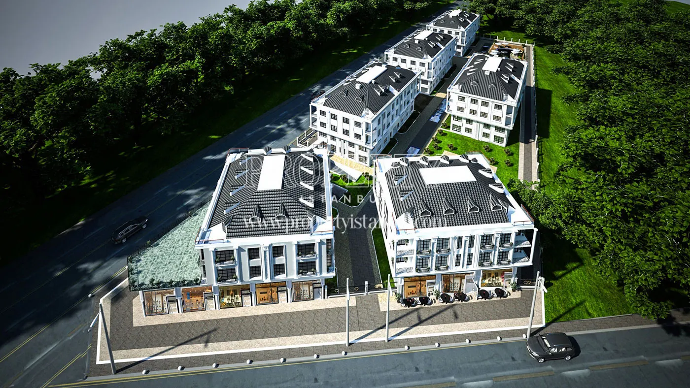 Sunpark Evleri project view from above