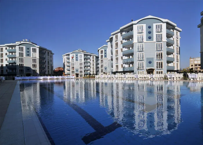 Triad Park swimming pool is between the blocks
