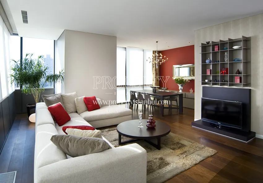 The living room in Trump tower