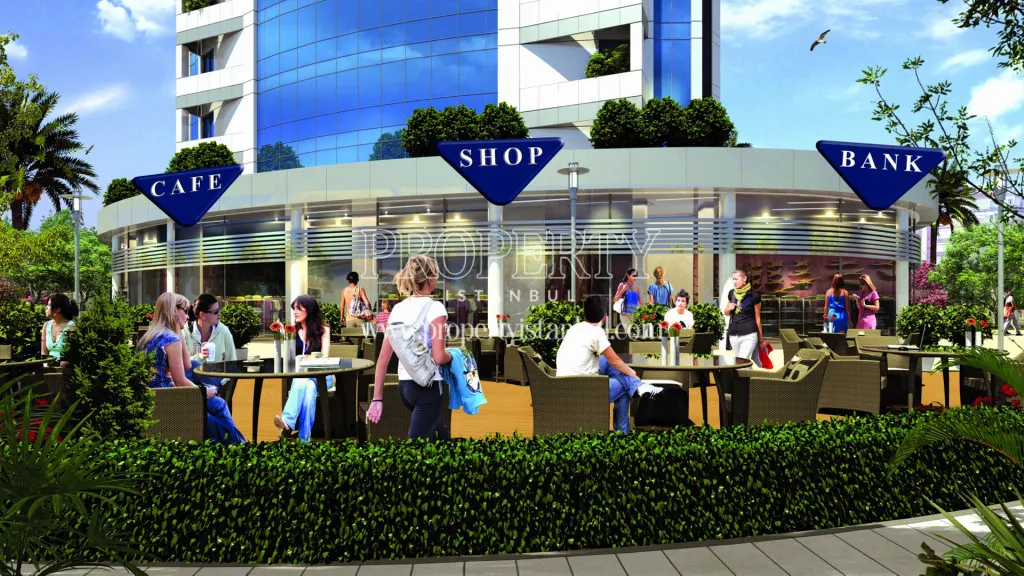 The shopping center in Vadi Kule