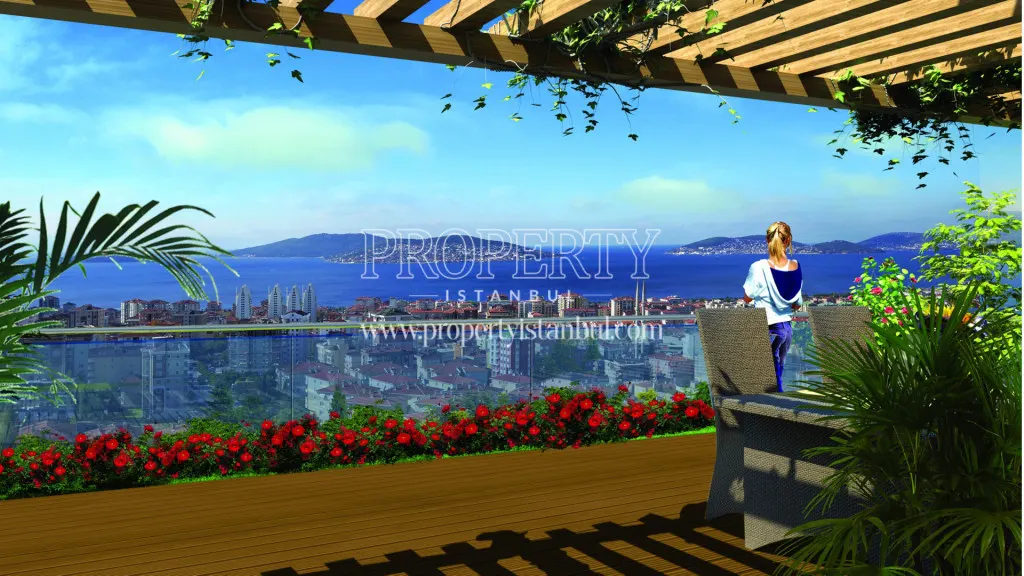 The viewing terrace in Vadi Kule