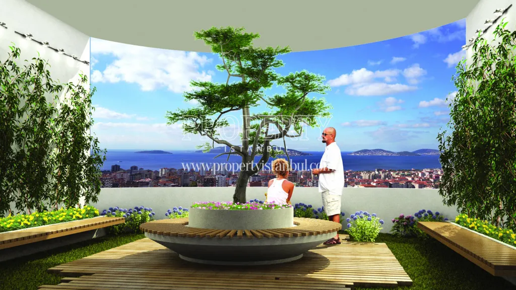 The viewing terrace in Vadi Kule