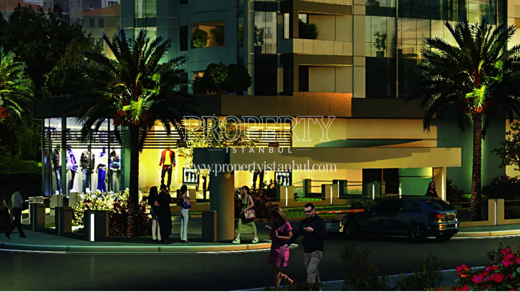 Vadi Kule compound gate at night