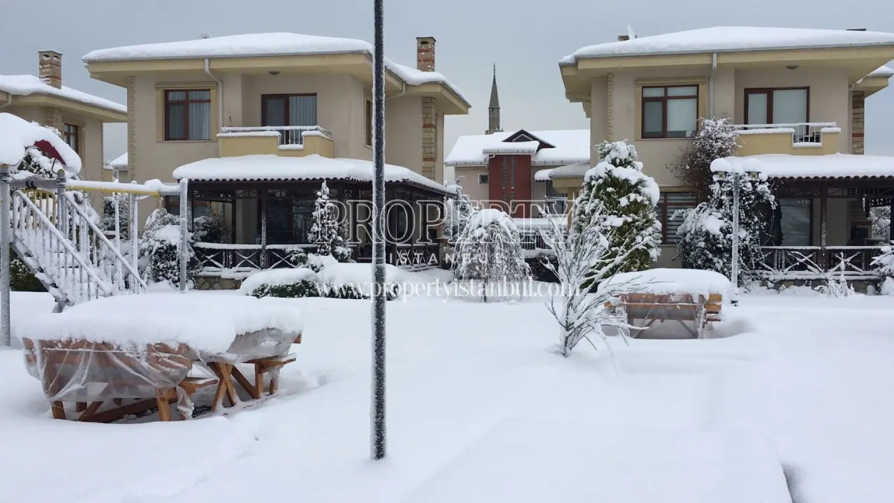 When Villa Viya compound was under the snow