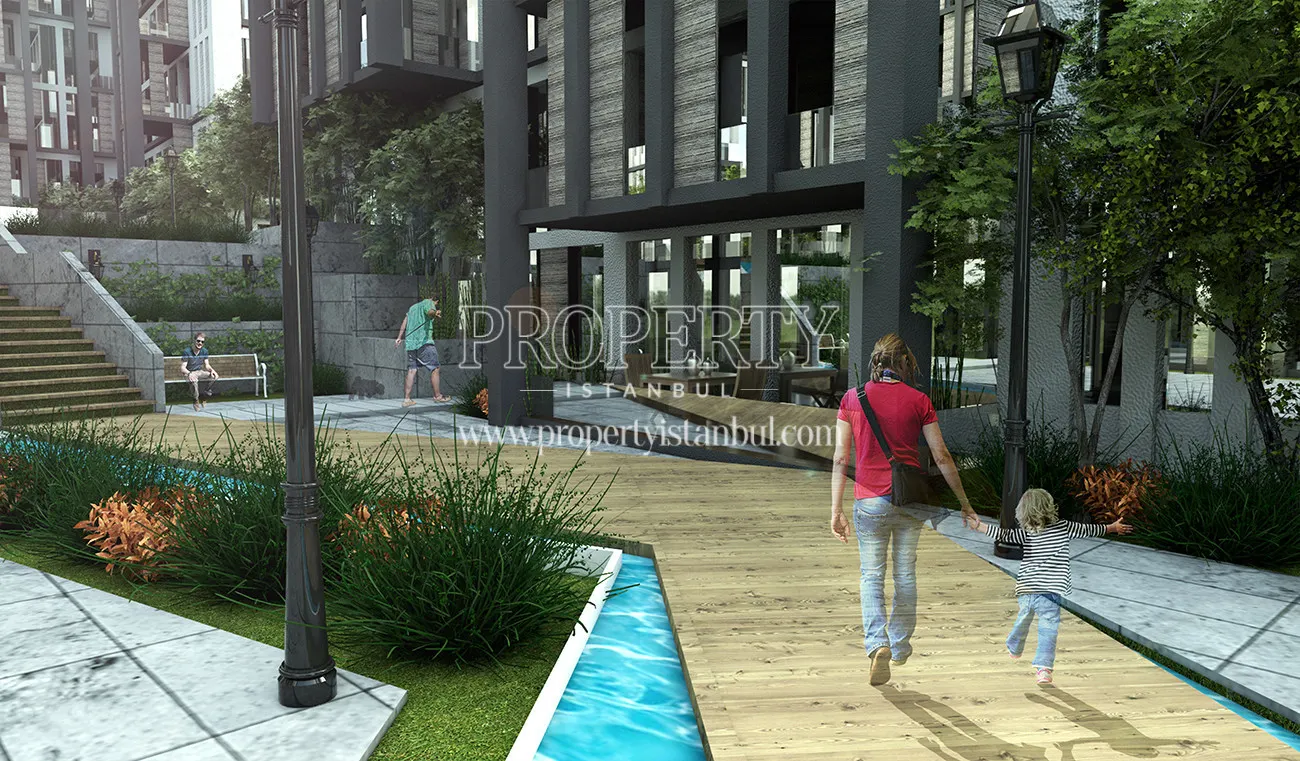 The residents are walking on the Zer Levent walking track