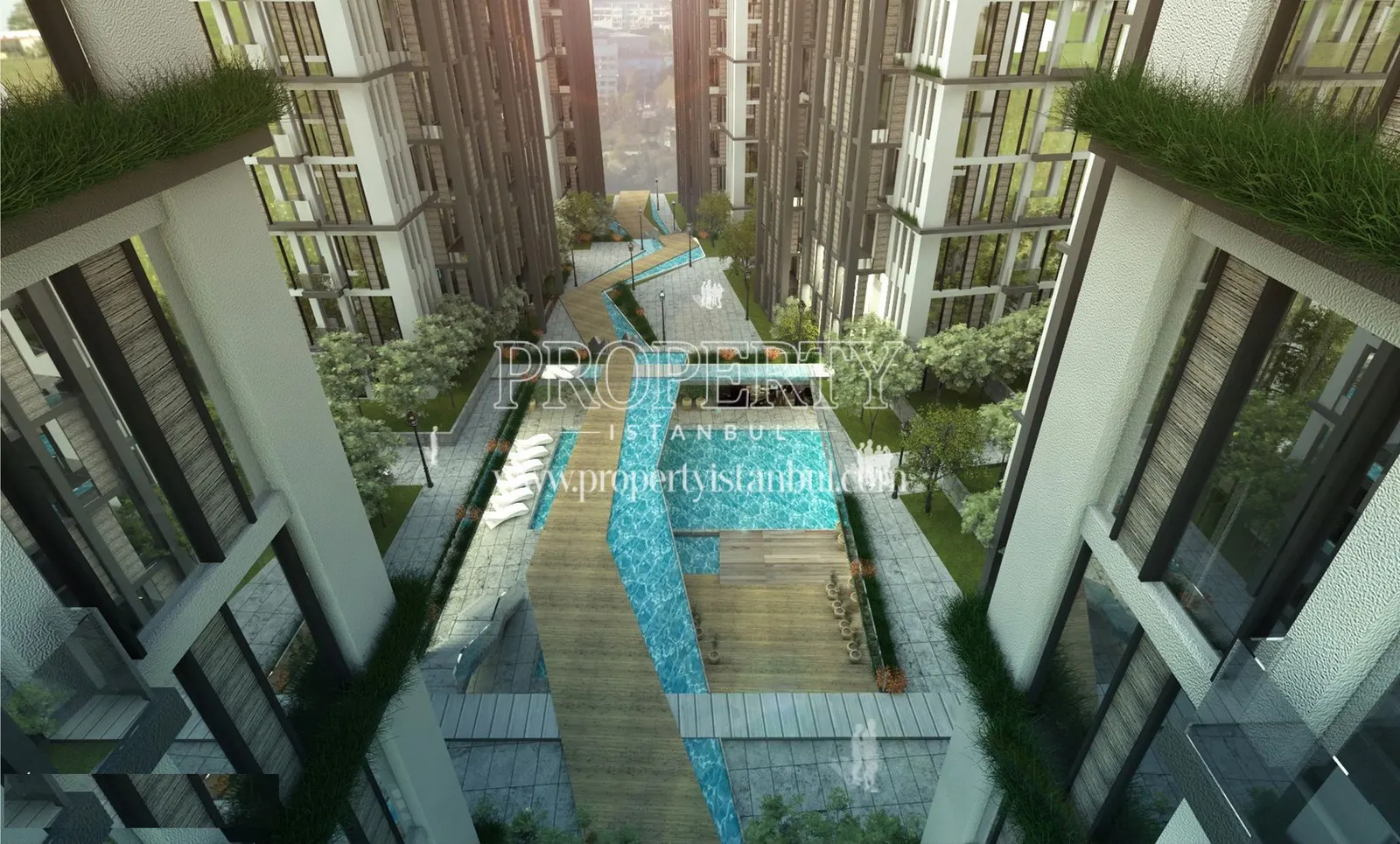 Small lagoon in the Zer Levent project
