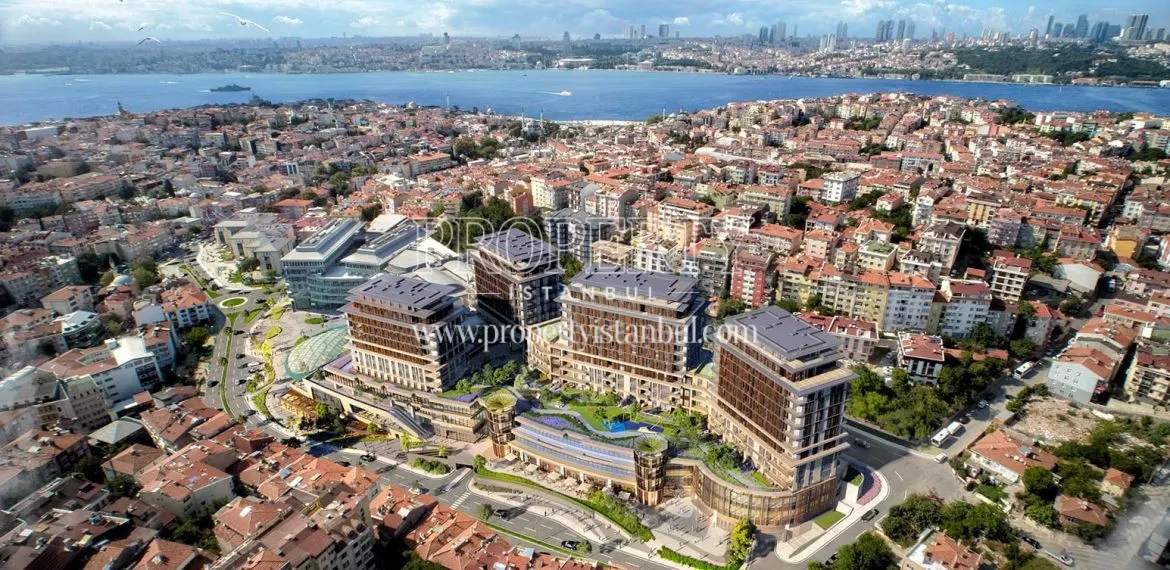 The panoramic view of Nevbahar Istanbul with Uskudar
