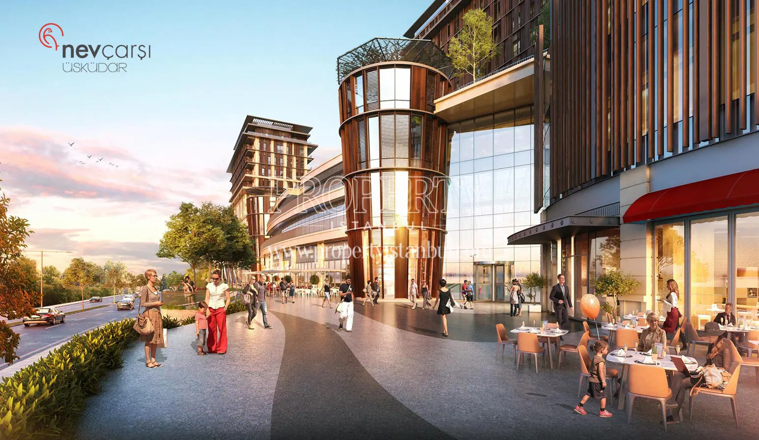 Nevcarsi shopping center in Nevbahar Istanbul