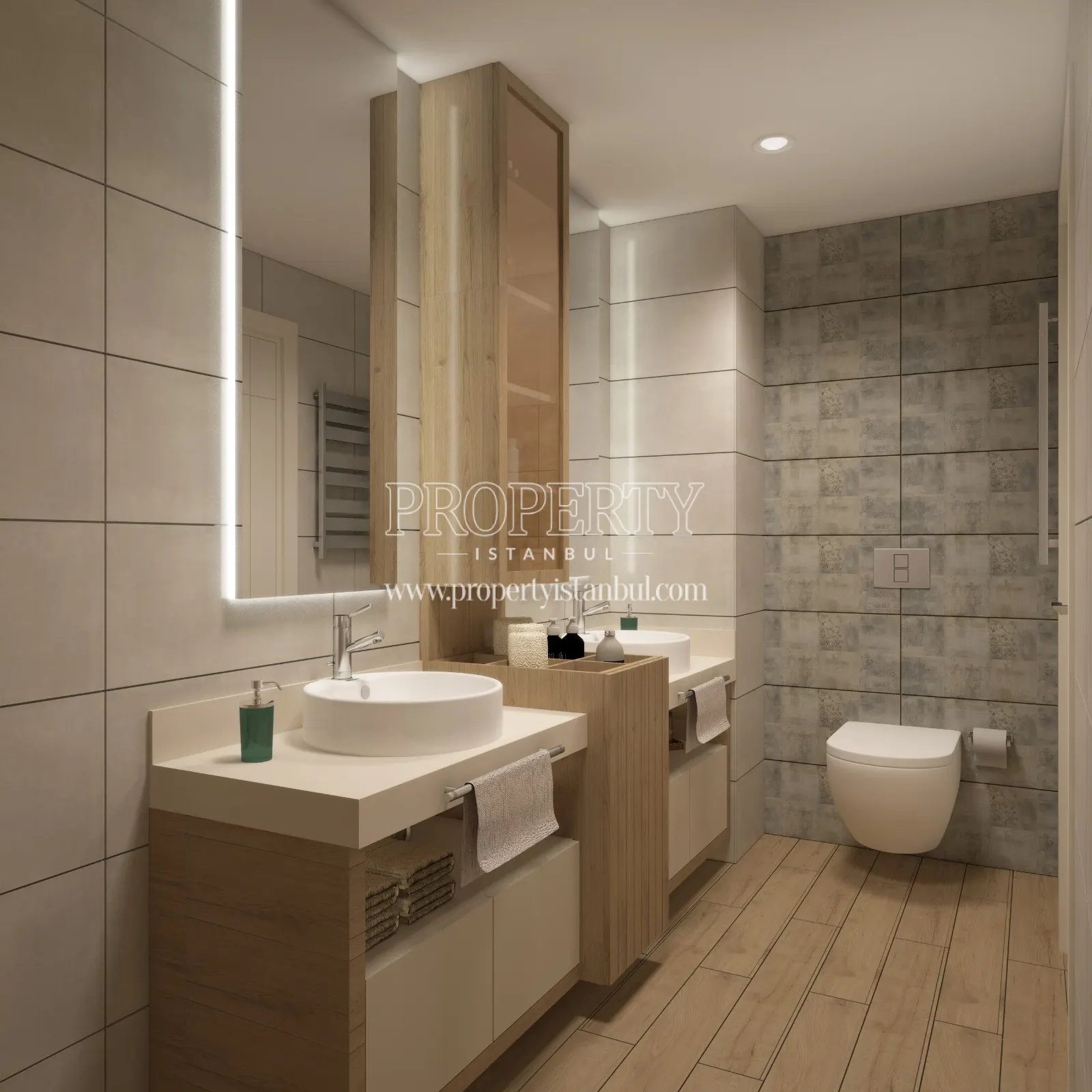 One of the bathrooms in Alya Onist