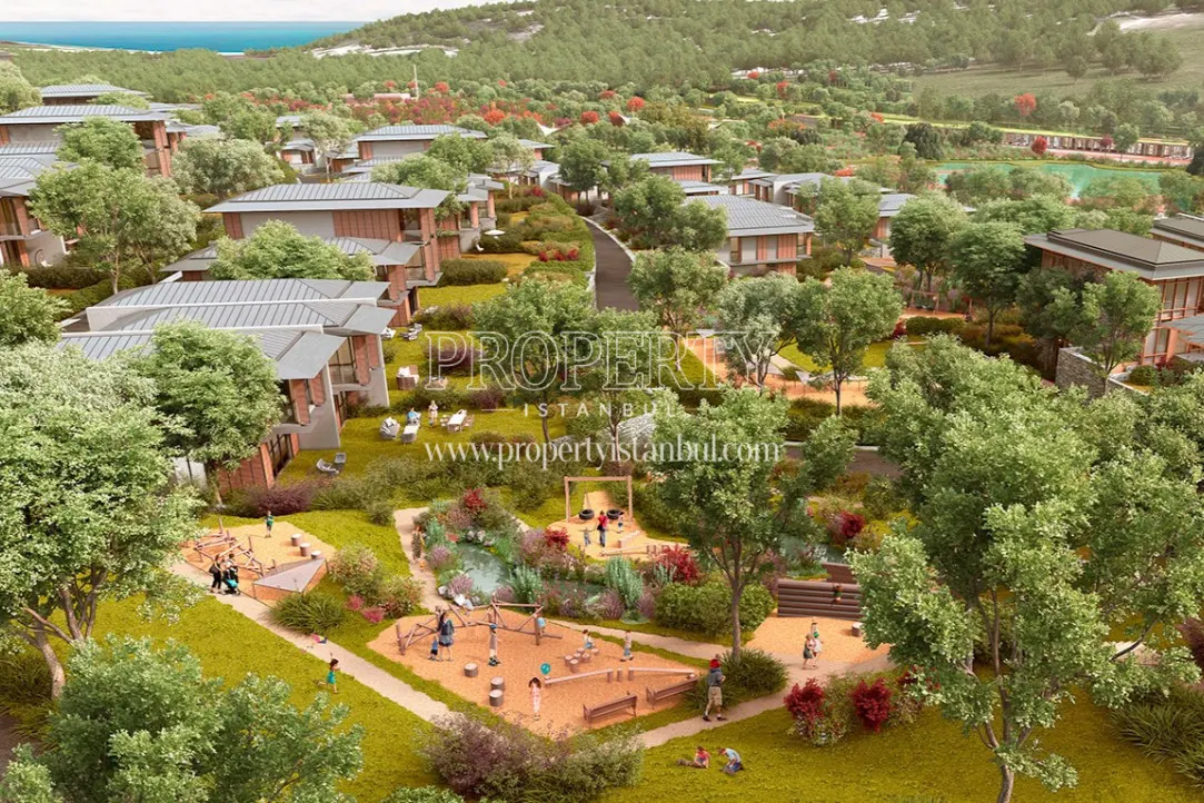 Dusler Vadisi Riva villas from above