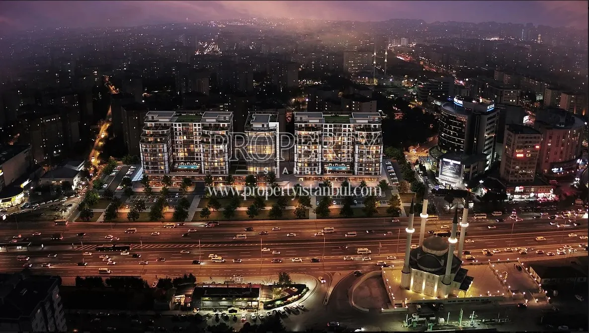 Brand Istanbul Park compound view at night