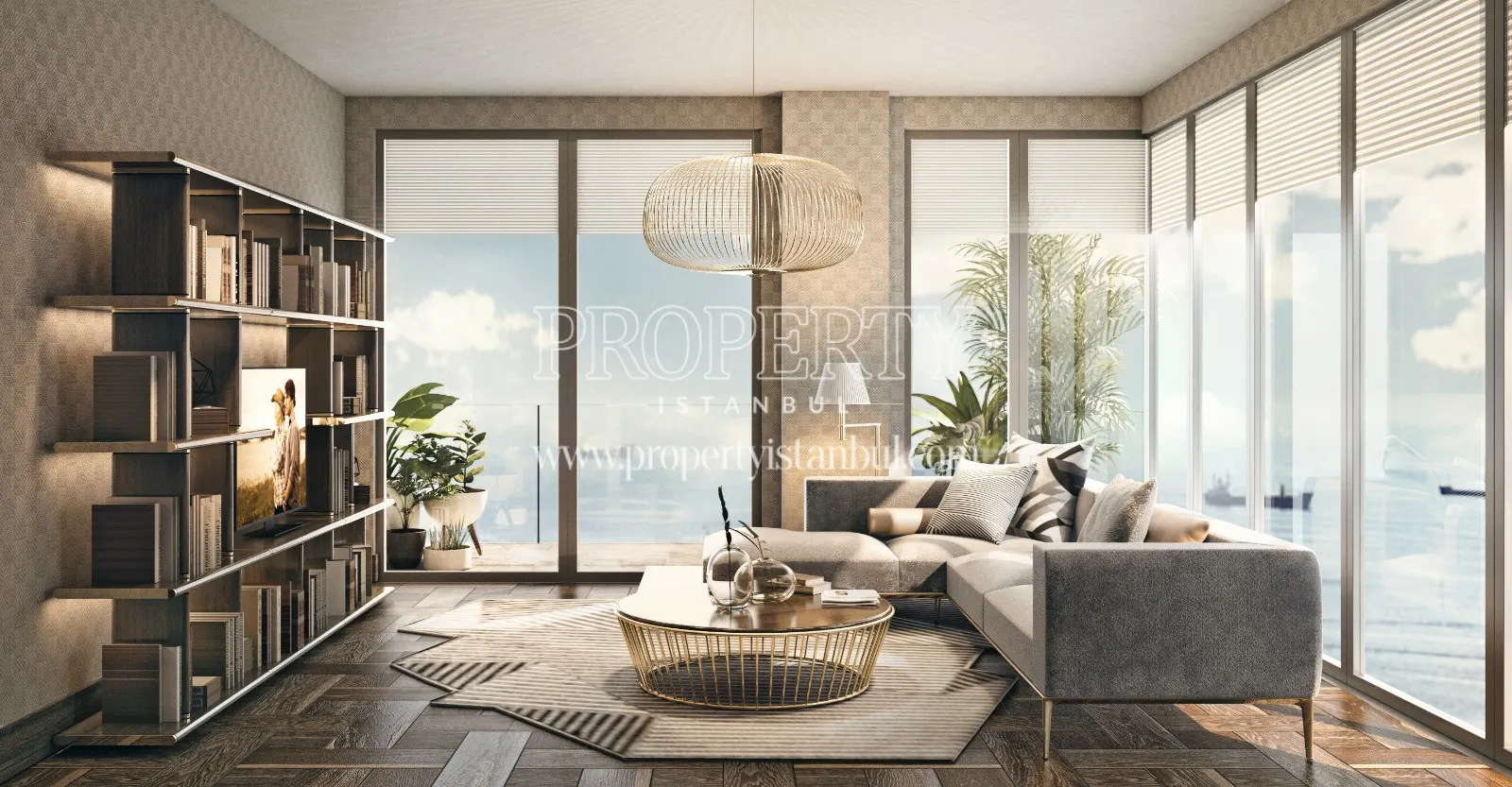 One of the living rooms in Cer Istanbul