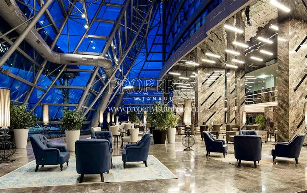 The lobby of Prime Istanbul