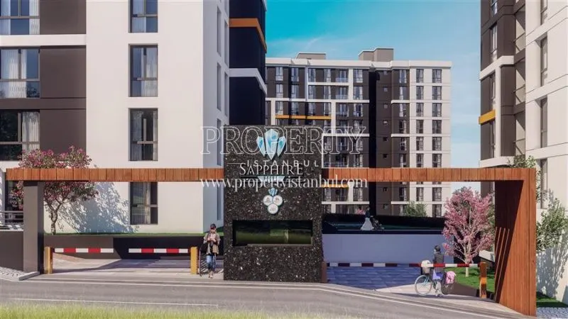 The entrance of Sapphire Hill Kurtkoy