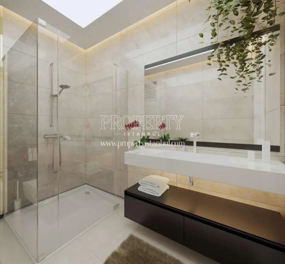 Modern design bathroom in the MiaPort Concept project