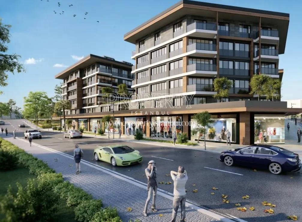 The open-air shopping center in the MiaPort Concept project