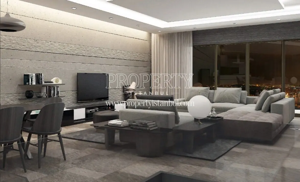 Grey decorated living room in Maanaa 30