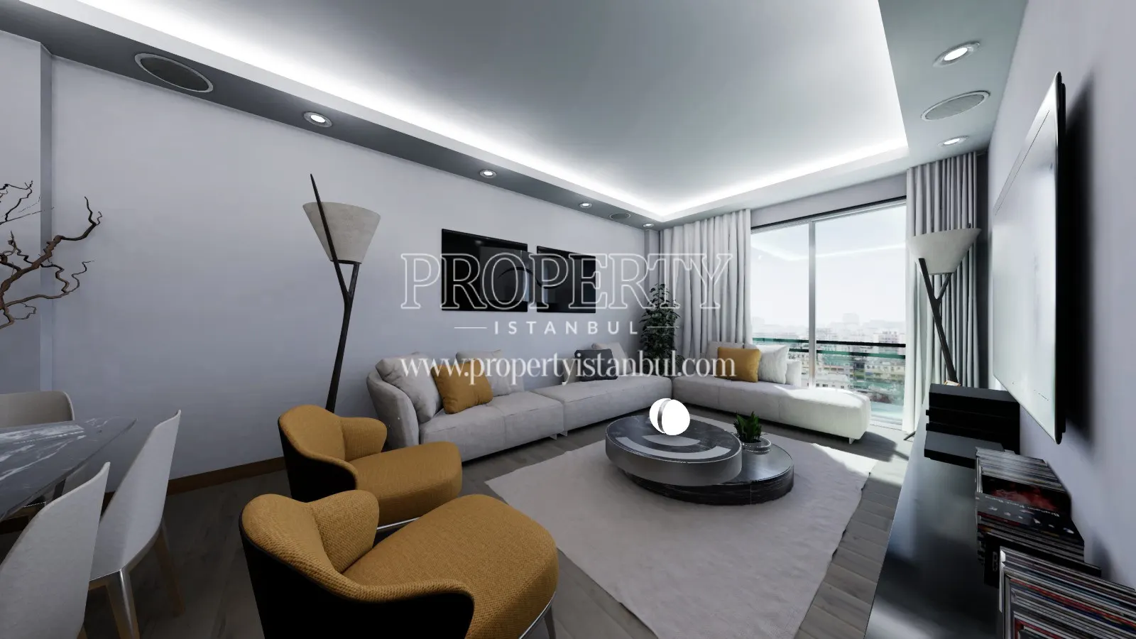 One of the living rooms in Vadiland Towers