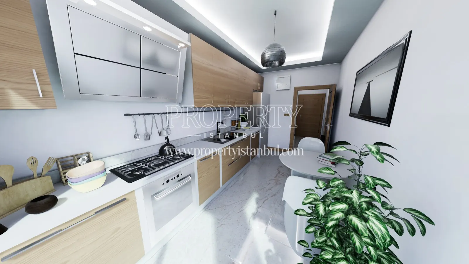 One of the kitchens in Vadiland Towers