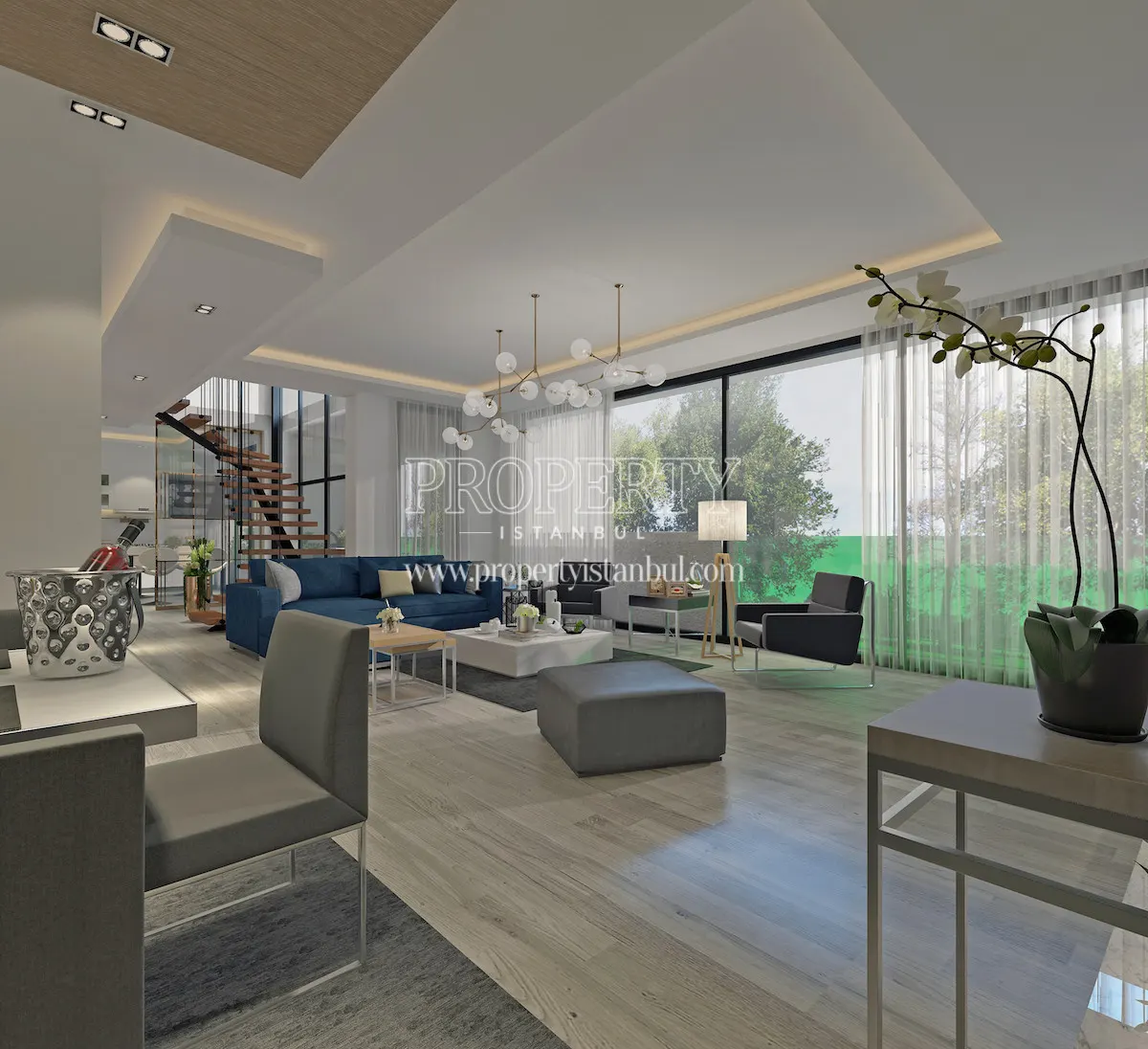 Spacious duplex apartment in Tarabya Vadi Konaklari