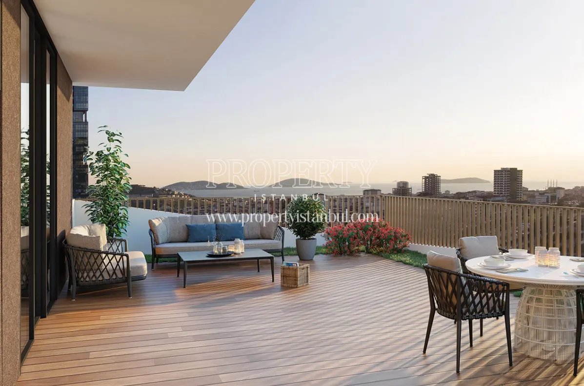 The sea view from one of the penthouses in Plusera City
