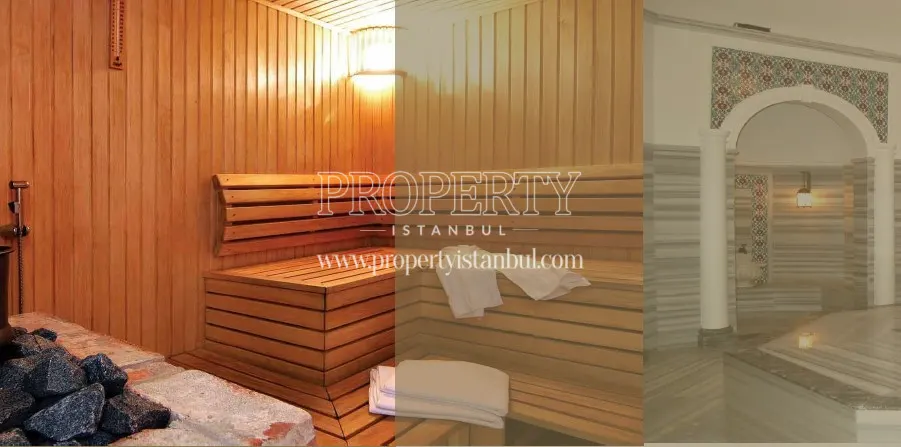 Sauna and Turkish bath in Yalcintepe Residence
