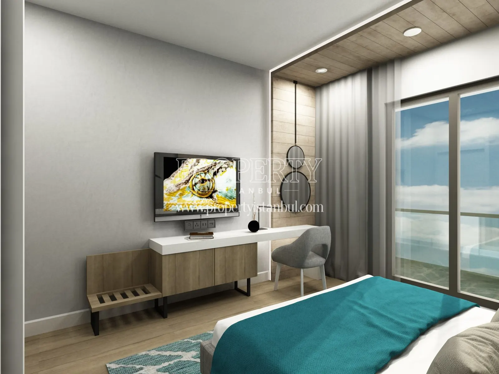 One of the hotel apartments in Wyndham Days Hotel