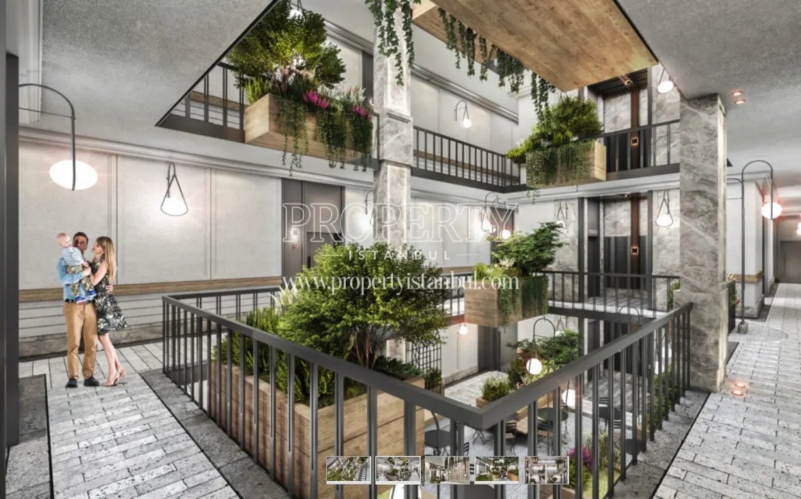 Interior of the Emirgan Apartments by Seba building