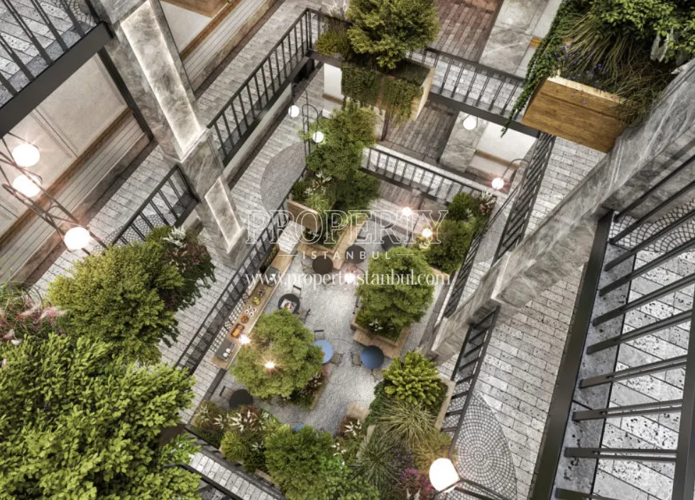 Interior of the Emirgan Apartments by Seba building