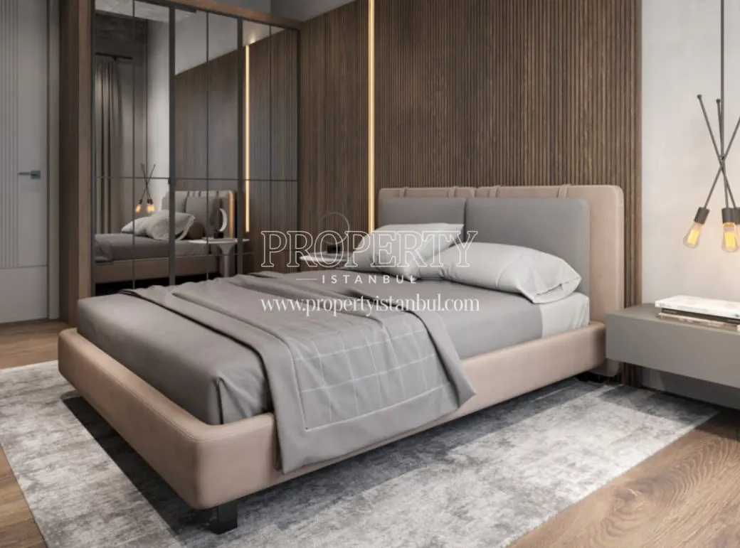 One of the master bedrooms in the Emirgan Apartments by Seba building