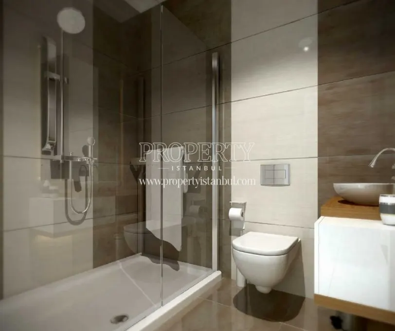 One of the bathrooms in Grand Tower Kartal