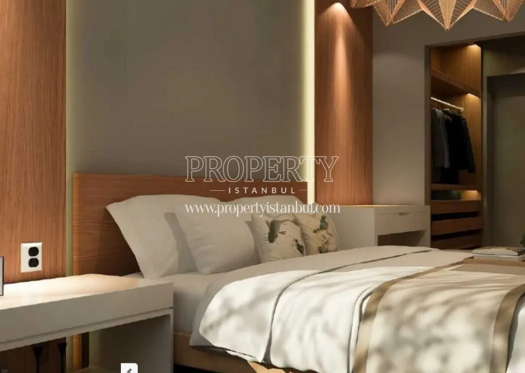 One of the master bedrooms in Grand Tower Kartal