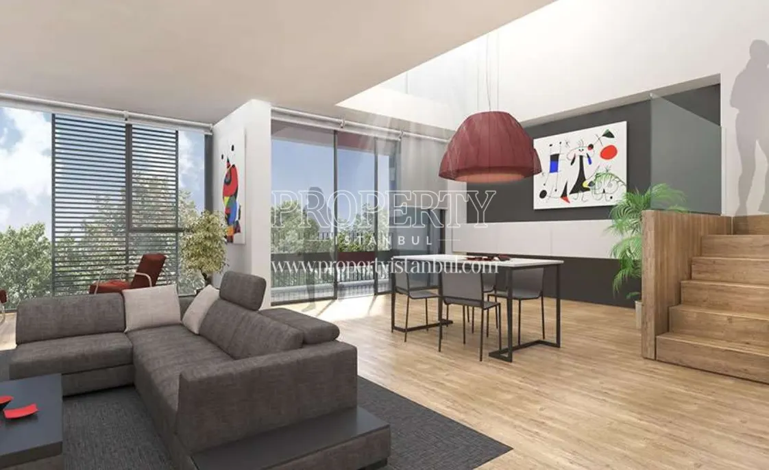 One of the spacious duplex apartments in Maanaa 47