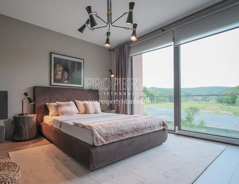 Master bedroom in the Dekar Kiyibahce project