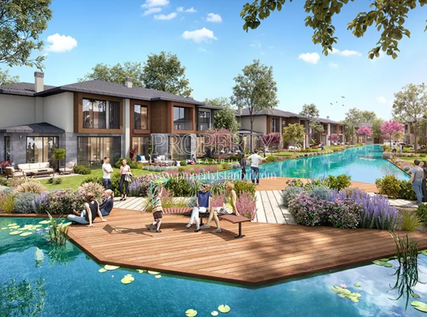 Landscaped areas in the Dekar Kiyibahce project
