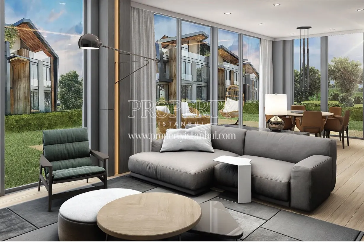 Living room in Maya Kemer Evleri