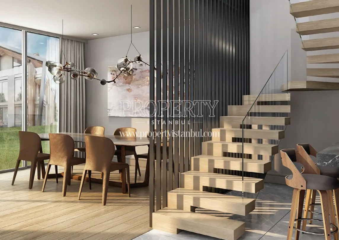 One of the duplexes in Maya Kemer Evleri