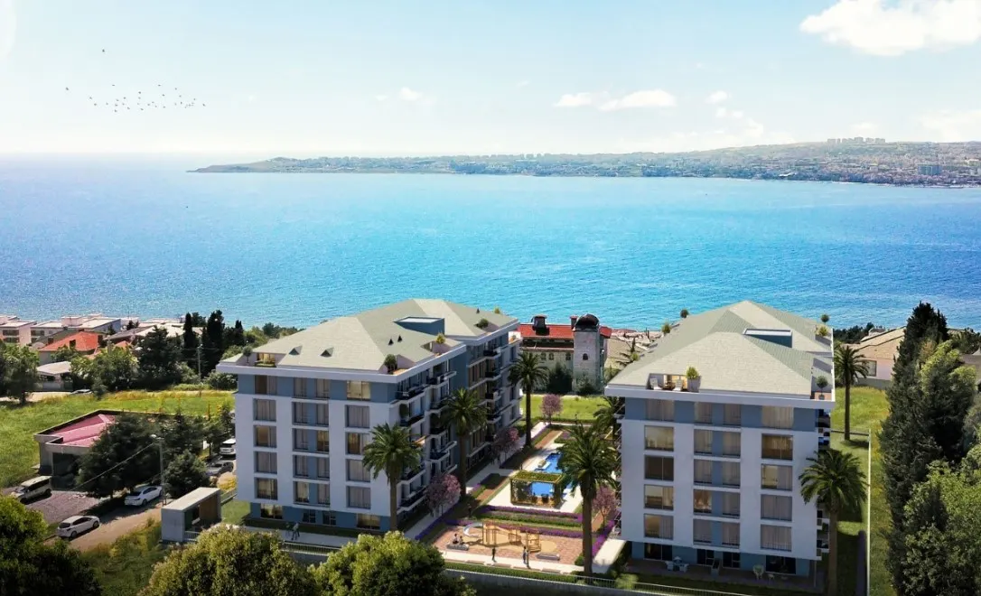 Sea view from the Casablue Istanbul project
