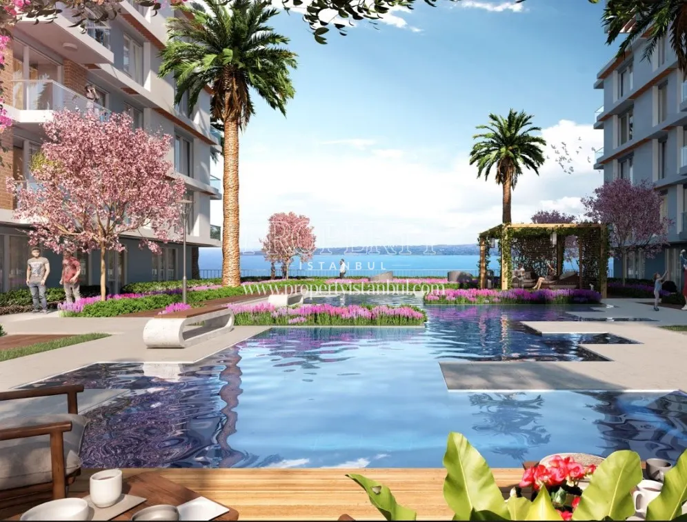 Landscape areas in the Casablue Istanbul project