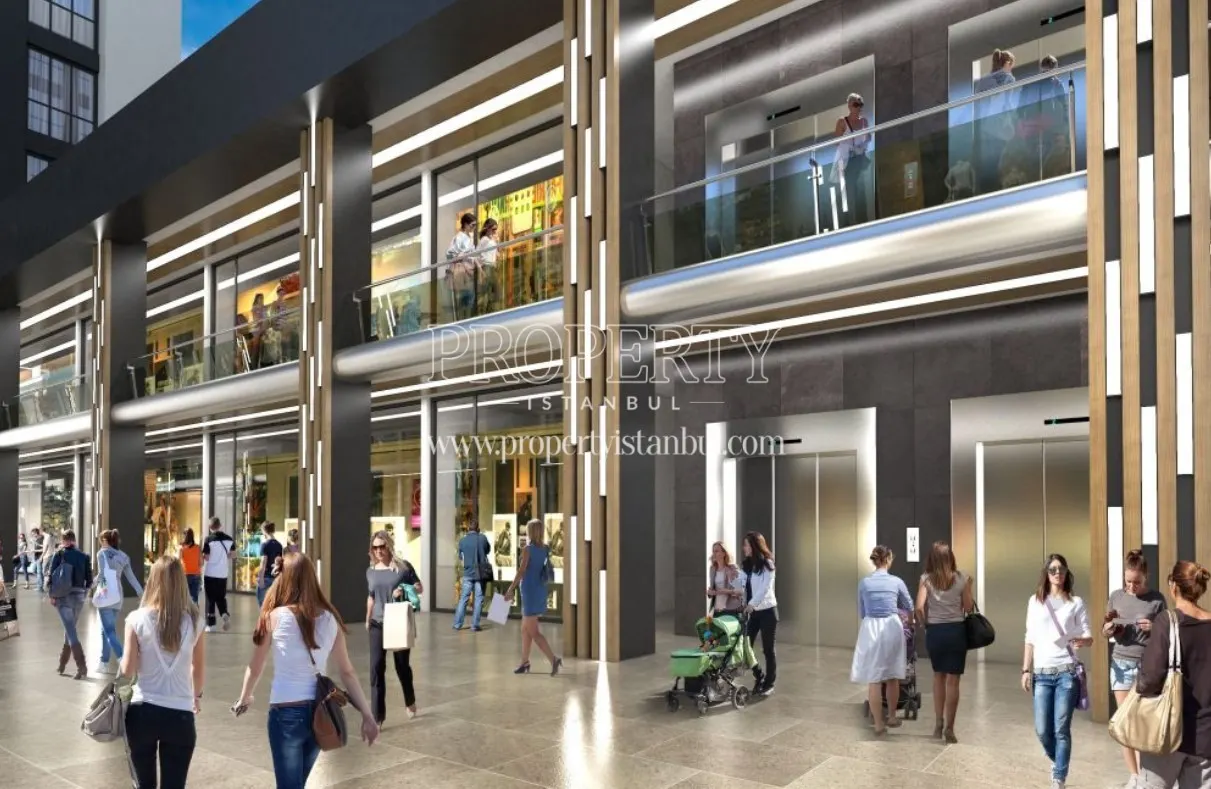 Shopping area in the Zin D Zer project