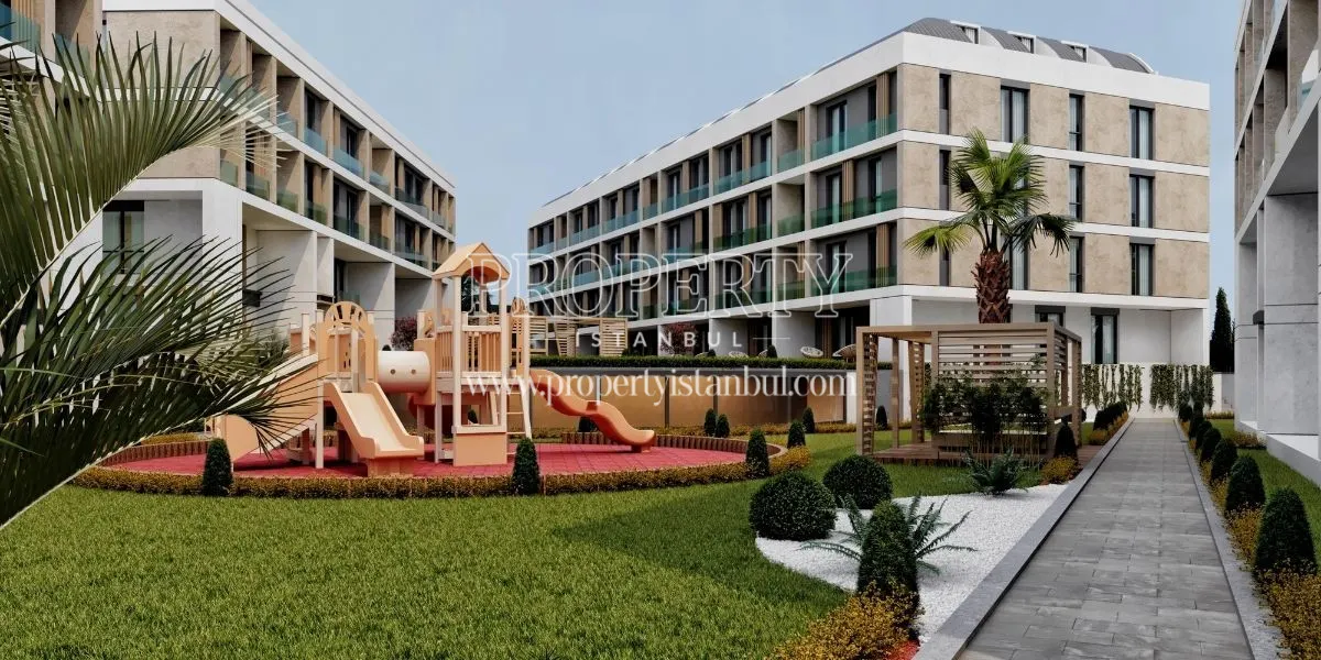 A playground and a garden in Alya Mercan Project