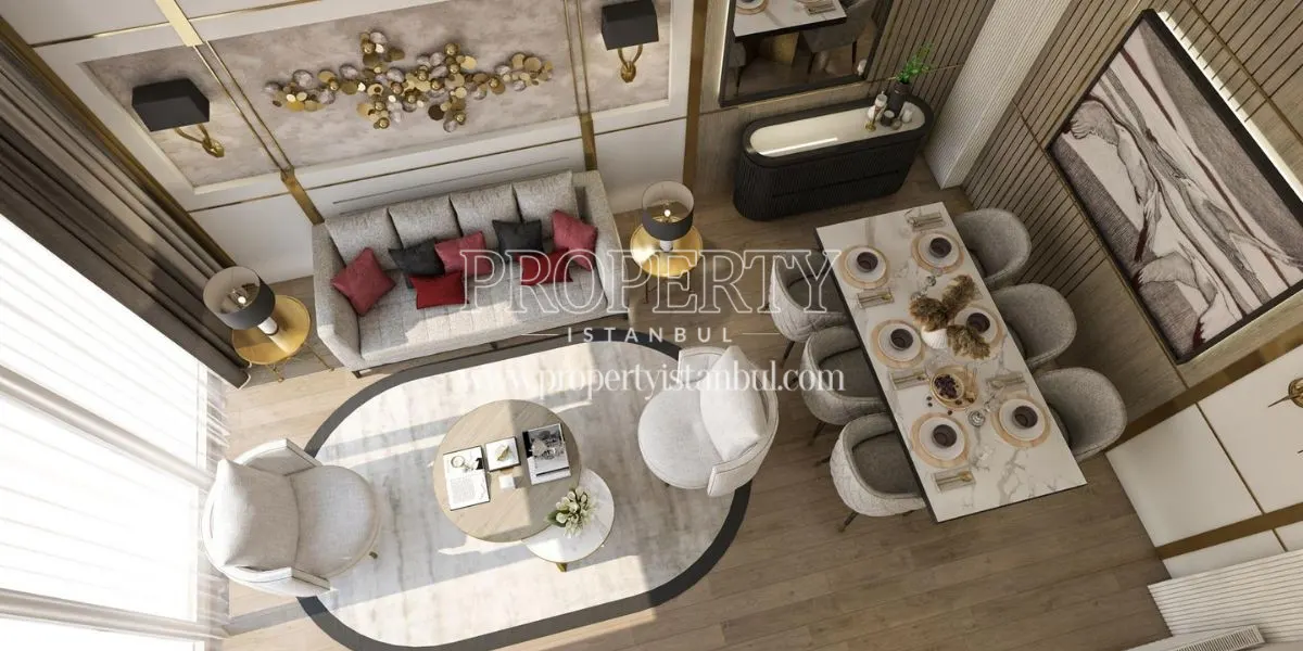 A living room in Alya Mercan Project