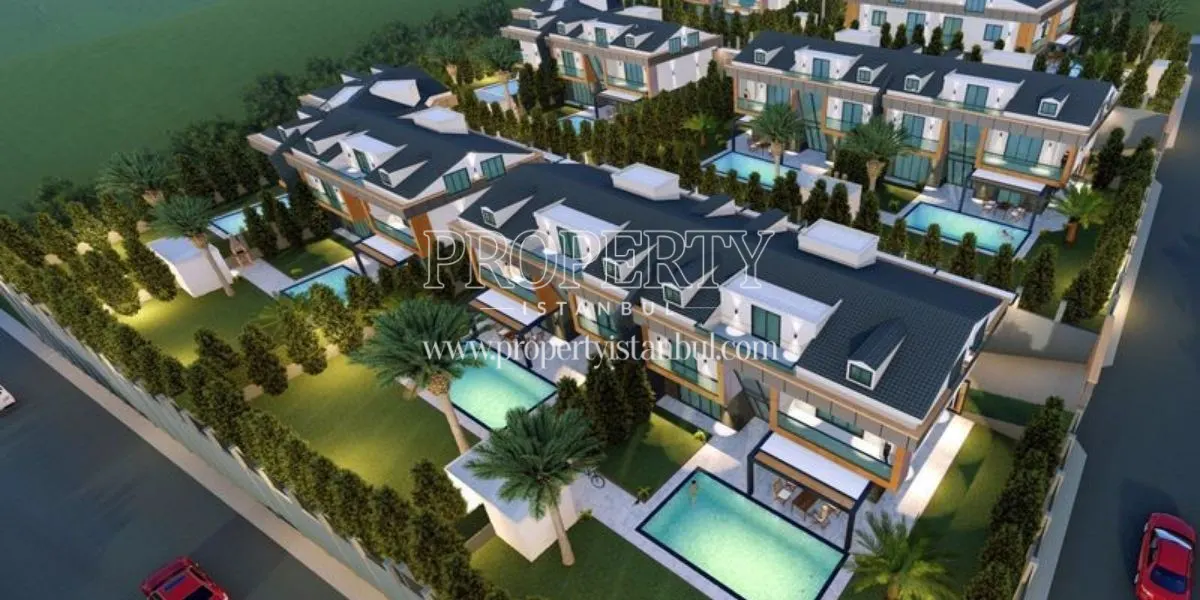 Set of villas in the Mavera Villa Etap 2 project