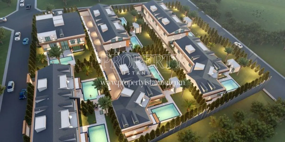 Bunch of villas in in Mavera Villa Etap 2 project