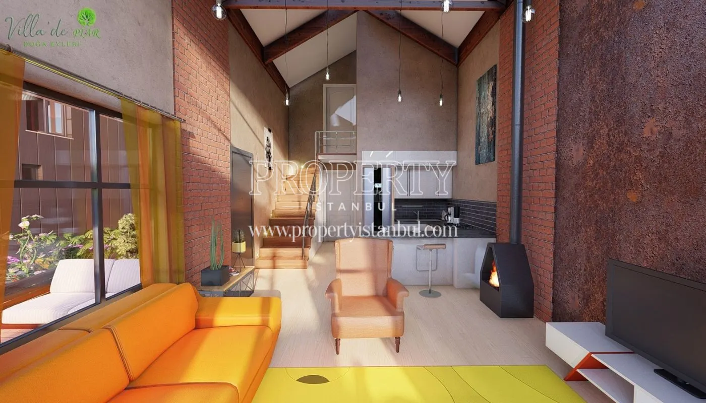Living room at Villa'de PIAR Doga Evleri