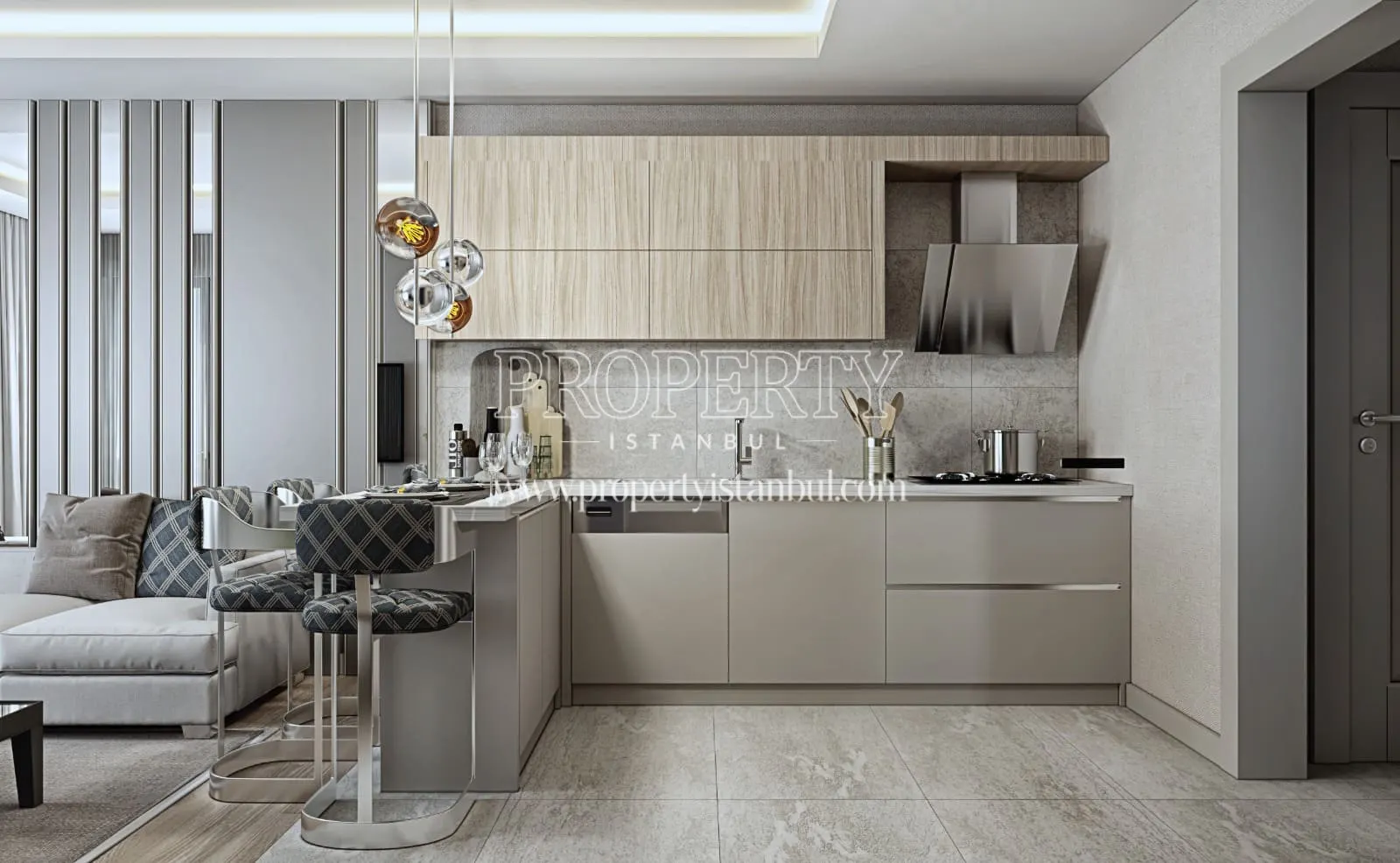 Kitchen of an apartment in Hilal Life