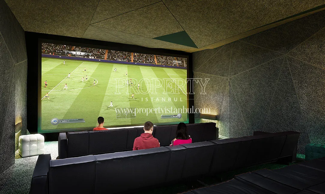 Private cinema room in Taksim Palas